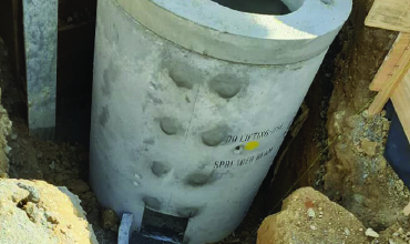 installation of stormwater manhole